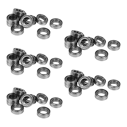 Reinscer 50 Stück Miniatur Versiegelte Metallgeschirmte Metrische Radialkugellager Modell: MR106-ZZ 6X10X3mm Reinscer 50 Stück Miniatur Versiegelte Metallgeschirmte Metrische Radialkugellager Modell: MR106-ZZ 6X10X3mm von Reinscer