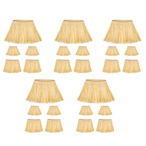 Reinscer 5X Vogelscheuchen-Strohhalm-Kit Vogelscheuchen-KostüMzubehör Hals-Arm- und KnöChelbänder für -Accessoires-Dekoration von Reinscer