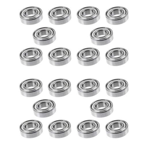 Reinscer 6002Z 15 X 32 X 9 mm Geschirmte Metallkugellager 20 StüCk, Silber Reinscer 6002Z 15 X 32 X 9 mm Geschirmte Metallkugellager 20 StüCk, Silber von Reinscer