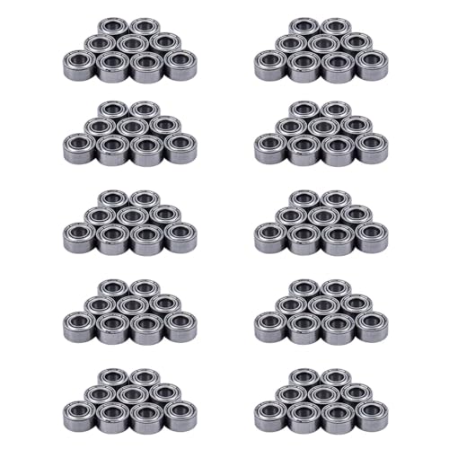 Reinscer 684ZZ Lager 4X9X4 mm ABEC-5 (100PCS) Miniatur 684 Z ZZ Kugellager 684-2Z von Reinscer