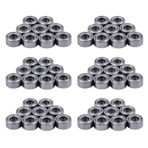 Reinscer 684ZZ Lager 4X9X4 mm ABEC-5 (60PCS) Miniatur 684 Z ZZ Kugellager 684-2Z von Reinscer