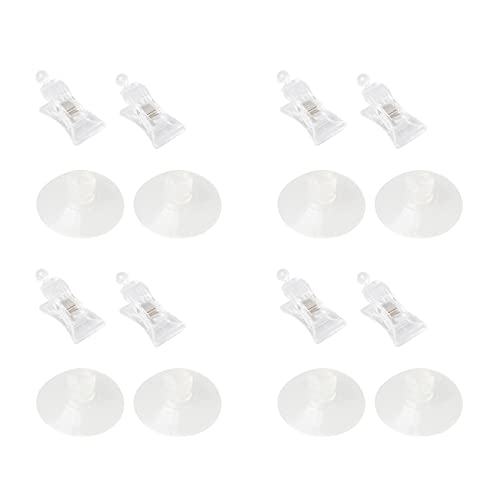 Reinscer 8 Stueck 47mm Kalre Plastik Wand Saugnapf Clip Klemme Reinscer 8 Stueck 47mm Kalre Plastik Wand Saugnapf Clip Klemme von Reinscer