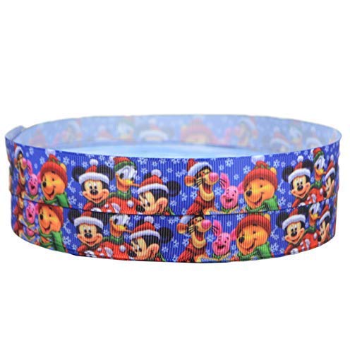 Blaues Disney-Freunde-Band für Weihnachten, 2 m x 22 mm breit, Geschenkband, Dekorationsideen für Geschenkschleifen, Topper oder Verpackungen, Schachteln, Ballonschnur, Karten, Kunsthandwerk Blaues Disney-Freunde-Band für Weihnachten, 2 m x 22 mm breit, Geschenkband, Dekorationsideen für Geschenkschleifen, Topper oder Verpackungen, Schachteln, Ballonschnur, Karten, Kunsthandwerk von VORAGA