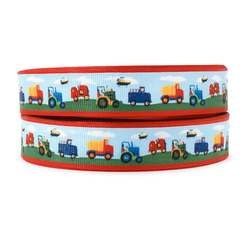 Roter Rand Auto LKW Traktor 2 m x 22 mm Breite für personalisierbare Geburtstagskuchen Dekorationsband & Dekorationsideen Geschenkpapier Schleifen Topper oder Verpacken für Taschen, Box Ballon String Roter Rand Auto LKW Traktor 2 m x 22 mm Breite für personalisierbare Geburtstagskuchen Dekorationsband & Dekorationsideen Geschenkpapier Schleifen Topper oder Verpacken für Taschen, Box Ballon String von Reis of london
