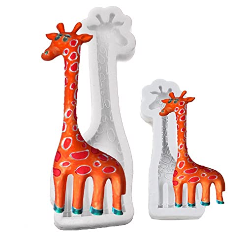 RELAND SUN 2 Stück/Set Mutter und Sohn Giraffe Fondant Formen Silikon Ton Form von Reland Sun