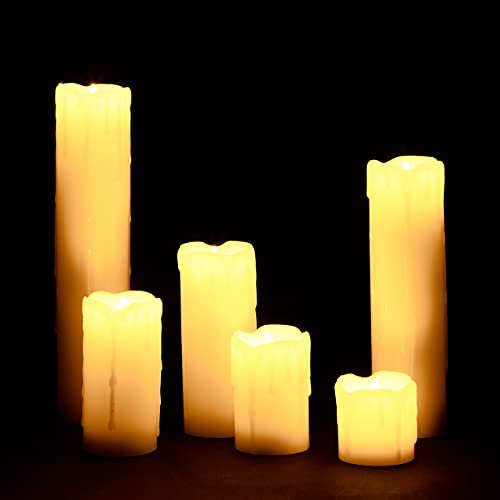Relaxdays 12 x LED Kerze im Set, Echtwachskerzen flammenlos, elektrische Kerzen flackernd, Batterie, Durchmesser 5 cm, Creme Relaxdays 12 x LED Kerze im Set, Echtwachskerzen flammenlos, elektrische Kerzen flackernd, Batterie, Durchmesser 5 cm, Creme von Relaxdays