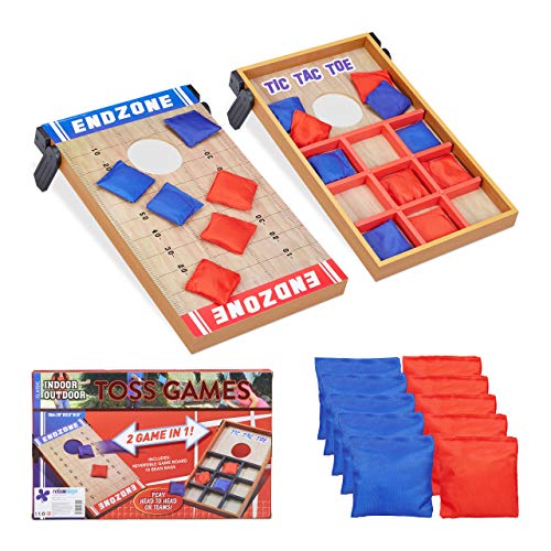 Relaxdays 10022795 Wurfspiel 2 in 1, Cornhole & Tic Tac Toe, 10 Bean Bags, Geschicklichkeitsspiel, inkl. 1x Spielbrett, Indoor & Outdoor, mehrfarbig, 4 x 29.5 x 51 cm Relaxdays 10022795 Wurfspiel 2 in 1, Cornhole & Tic Tac Toe, 10 Bean Bags, Geschicklichkeitsspiel, inkl. 1x Spielbrett, Indoor & Outdoor, mehrfarbig, 4 x 29.5 x 51 cm von Relaxdays