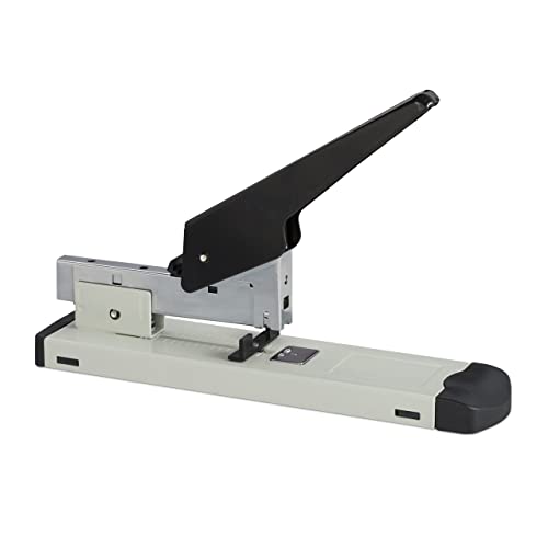 Relaxdays 2 x Heftgerät Profi, 100 Blatt Heftleistung, für 24/6 Klammern, bis 70 mm Einlegetiefe, großer Bürotacker, grau Relaxdays 2 x Heftgerät Profi, 100 Blatt Heftleistung, für 24/6 Klammern, bis 70 mm Einlegetiefe, großer Bürotacker, grau von Relaxdays