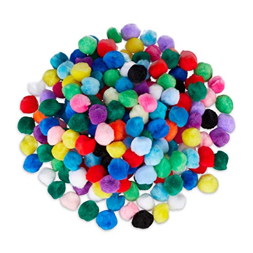 Relaxdays 400x Pompons bunt im Set, kleine Bommeln zum Basteln, Mini Pom Pom Kugeln, Deko für Geburtstag & Hochzeit, D: 2 cm, bunt Relaxdays 400x Pompons bunt im Set, kleine Bommeln zum Basteln, Mini Pom Pom Kugeln, Deko für Geburtstag & Hochzeit, D: 2 cm, bunt von Relaxdays
