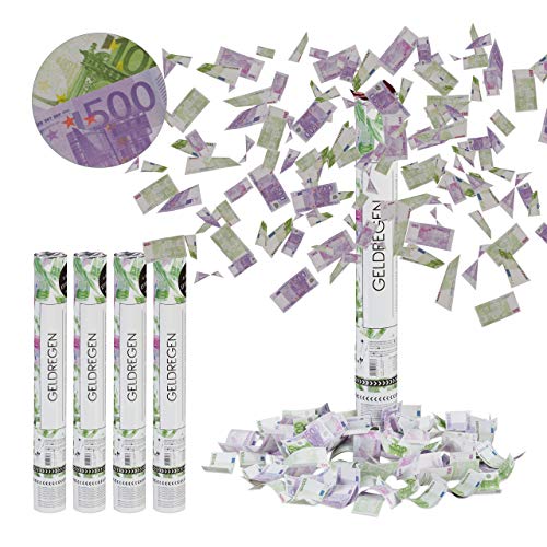 Relaxdays 5 x Party Popper Geldscheine, 6-8 m Effekthöhe, Karneval, Geburtstag, Spielgeld, Konfettikanone 40cm, lila/grün Relaxdays 5 x Party Popper Geldscheine, 6-8 m Effekthöhe, Karneval, Geburtstag, Spielgeld, Konfettikanone 40cm, lila/grün von Relaxdays