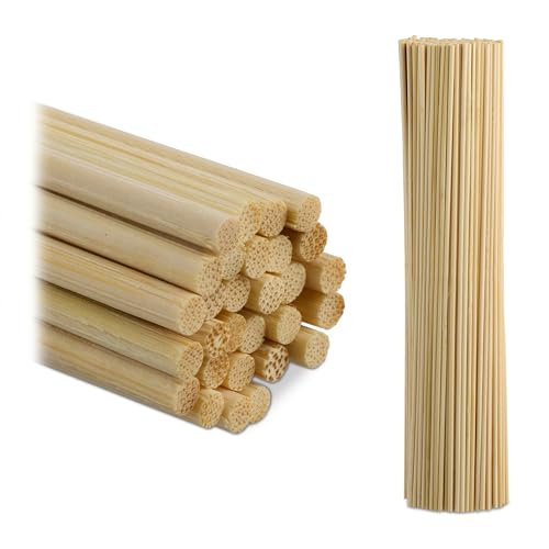 Relaxdays Bambusstäbe, 500er Set, 30 cm, Bambusstöcke zum Basteln, Rankhilfe für Zimmerpflanzen, Bastelstäbe rund, Natur Relaxdays Bambusstäbe, 500er Set, 30 cm, Bambusstöcke zum Basteln, Rankhilfe für Zimmerpflanzen, Bastelstäbe rund, Natur von Relaxdays