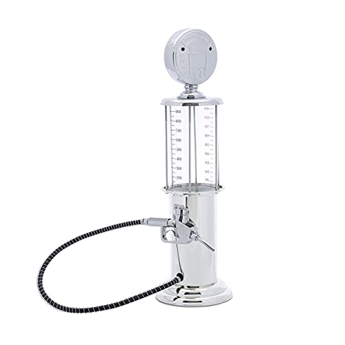 Relaxdays Getränkespender als Zapfsäule, lustige Biersäule mit Zapfpistole, Zapfanlage Bier, Metall, 900 ml, verchromt, 10010100, 14.0 x 14.0 x 48.0 cm Relaxdays Getränkespender als Zapfsäule, lustige Biersäule mit Zapfpistole, Zapfanlage Bier, Metall, 900 ml, verchromt, 10010100, 14.0 x 14.0 x 48.0 cm von Relaxdays