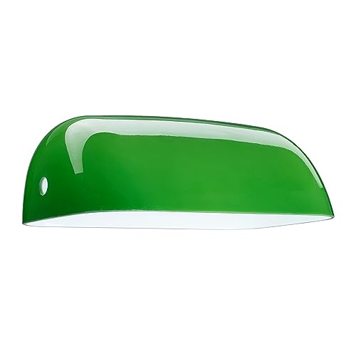 Relaxdays Lampenschirm für Tischlampe, Glas, Ersatzglas Bankerlampe, H x B x T: 7,5 x 22,5 x 13,5 cm, Lampenglas, grün Relaxdays Lampenschirm für Tischlampe, Glas, Ersatzglas Bankerlampe, H x B x T: 7,5 x 22,5 x 13,5 cm, Lampenglas, grün von Relaxdays