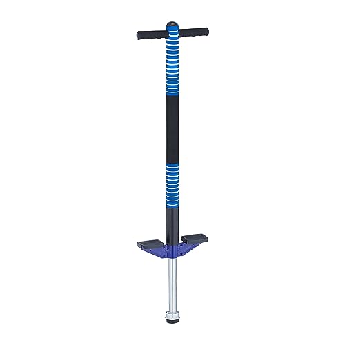 Relaxdays Pogo Stick, für Kinder, Springstock bis 35 kg, gepolststert, Sprungstab Outdoor, rutschfest, Edelstahl, blau Relaxdays Pogo Stick, für Kinder, Springstock bis 35 kg, gepolststert, Sprungstab Outdoor, rutschfest, Edelstahl, blau von Relaxdays