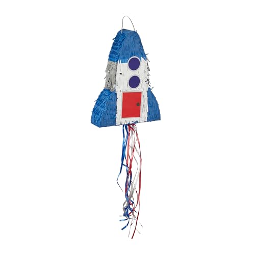 Relaxdays Raketen Pinata, zum Aufhängen, Kinder, Mädchen & Jungs, Geburtstag, Piñata zum selbst Befüllen, Weltraum, bunt, 1 Stück Relaxdays Raketen Pinata, zum Aufhängen, Kinder, Mädchen & Jungs, Geburtstag, Piñata zum selbst Befüllen, Weltraum, bunt, 1 Stück von Relaxdays