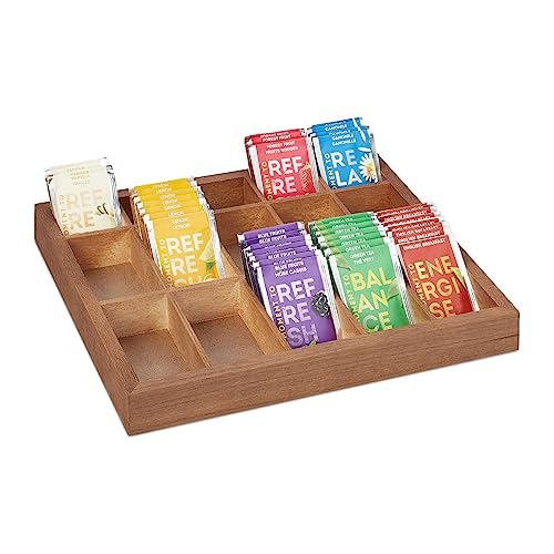 Relaxdays Sortierbox Holz, 15 Fächer, HxBxT: 3,5x32x26 cm, Aufbewahrungsbox für Tee, Perlen u. Nähzubehör, offen, Natur Relaxdays Sortierbox Holz, 15 Fächer, HxBxT: 3,5x32x26 cm, Aufbewahrungsbox für Tee, Perlen u. Nähzubehör, offen, Natur von Relaxdays