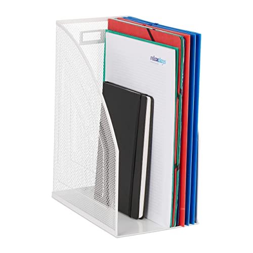 Relaxdays Stehsammler Metall, DIN A4, stabiler Stehordner, Mesh Design, für Büro & Home Office, HBT: 32x16x24,5 cm, weiß Relaxdays Stehsammler Metall, DIN A4, stabiler Stehordner, Mesh Design, für Büro & Home Office, HBT: 32x16x24,5 cm, weiß von Relaxdays