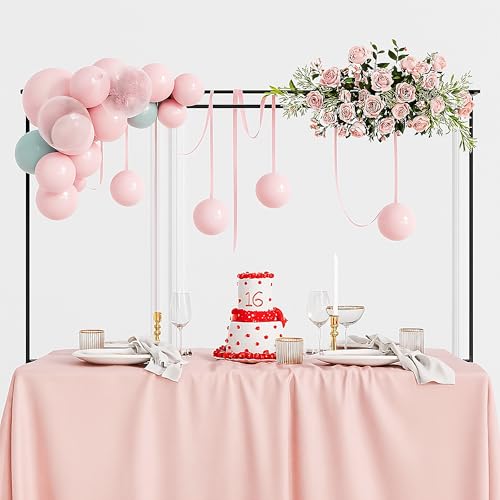 Relaxdays Tischbogen, ausziehbar, H: 78,5–118 cm, B: 102–260 cm, Metall, 2 Stangen, Tischdekostange, Geburtstag, schwarz Relaxdays Tischbogen, ausziehbar, H: 78,5–118 cm, B: 102–260 cm, Metall, 2 Stangen, Tischdekostange, Geburtstag, schwarz von Relaxdays