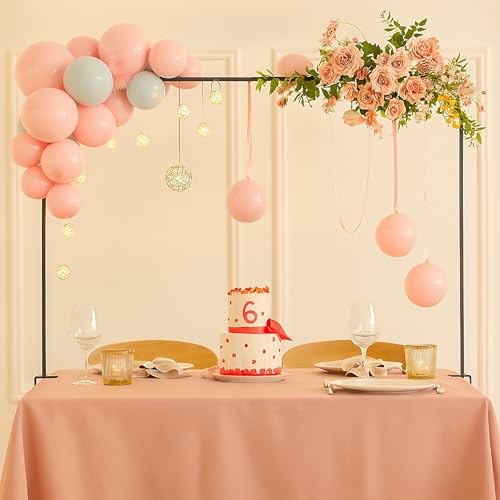 Relaxdays Tischbogen, ausziehbar, H: 78,5–118 cm, B: 107–265 cm, Metall, Geburtstag, Hochzeit, Dekostange Tisch, schwarz Relaxdays Tischbogen, ausziehbar, H: 78,5–118 cm, B: 107–265 cm, Metall, Geburtstag, Hochzeit, Dekostange Tisch, schwarz von Relaxdays