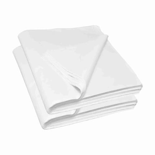 Seidenpapier zum Verpacken, säurefrei, 500 x 750 mm, Weiß, 200 Stück RelianceUK von RelianceUK