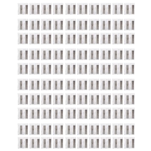 100 Pack Dual Hole Pencil Sharpener | Carbon Steel Cutter for Graphite Pencils | Handheld Sharpener for School/Office/Art Supplies | 2 - Size Compatibility, Compact & Portable 100 Pack Dual Hole Pencil Sharpener | Carbon Steel Cutter for Graphite Pencils | Handheld Sharpener for School/Office/Art Supplies | 2 - Size Compatibility, Compact & Portable von Reliant Jazzy