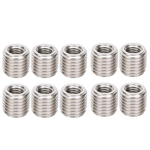 10Pcs Thread Inserts Kit | M10x1.5mm Female to M16x2mm Male | Stainless Steel Thread Repair Tool for Aviation/Automotive/Electronics | 303 Stainless Steel Fastener Hardware von Reliant Jazzy