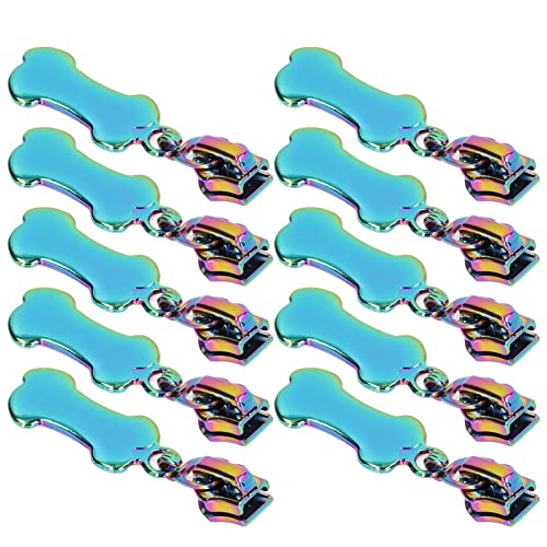 10Pcs Zipper Pull Replacement | Sturdy Zinc Alloy Slider for Bags/Clothes/Luggage | Unique Colorful Design & Extended Performance Electroplating 10Pcs Zipper Pull Replacement | Sturdy Zinc Alloy Slider for Bags/Clothes/Luggage | Unique Colorful Design & Extended Performance Electroplating von Reliant Jazzy