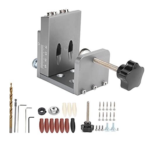 15 Degree Inclined Hole Locator | Aluminum Alloy Woodworking Positioning Tool | Metric System for 10-45mm Boards | Secure Gripper & Chip Removal Design | Punching Efficiency Kit 15 Degree Inclined Hole Locator | Aluminum Alloy Woodworking Positioning Tool | Metric System for 10-45mm Boards | Secure Gripper & Chip Removal Design | Punching Efficiency Kit von Reliant Jazzy