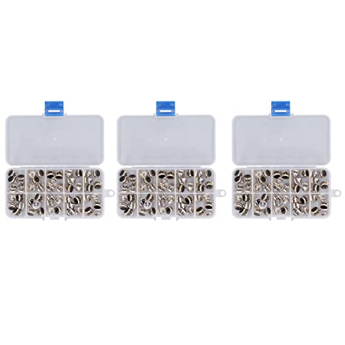 150pcs Happy Face Brooch Buttons | Black Smooth Detachable Pins for Shirts/Dresses/DIY Crafts | 3 Storage Boxes, No Punching Required 150pcs Happy Face Brooch Buttons | Black Smooth Detachable Pins for Shirts/Dresses/DIY Crafts | 3 Storage Boxes, No Punching Required von Reliant Jazzy