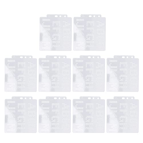 20pcs PET Letter Stencils | Reusable Painting Templates for Card Making/Scrapbooking/Wall Decor | 5.5in Easy - to - Maintain DIY Art Guides 20pcs PET Letter Stencils | Reusable Painting Templates for Card Making/Scrapbooking/Wall Decor | 5.5in Easy - to - Maintain DIY Art Guides von Reliant Jazzy