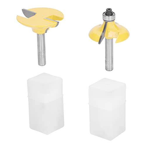 2Pcs 8mm Shank Bowl Tray Template Router Bit | Tungsten Steel Alloy for Pine / MDF / Particleboard | Reduced - Kickback Woodworking Mill Bit for Trimming / Engraving Machines 2Pcs 8mm Shank Bowl Tray Template Router Bit | Tungsten Steel Alloy for Pine / MDF / Particleboard | Reduced - Kickback Woodworking Mill Bit for Trimming / Engraving Machines von Reliant Jazzy