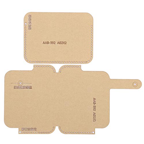 2Pcs Clear Acrylic Template for Leather Craft | DIY Card Package Design Tool | Transparent AAB - 392 Pattern Guide for Handmade Projects/Leatherworking 2Pcs Clear Acrylic Template for Leather Craft | DIY Card Package Design Tool | Transparent AAB - 392 Pattern Guide for Handmade Projects/Leatherworking von Reliant Jazzy