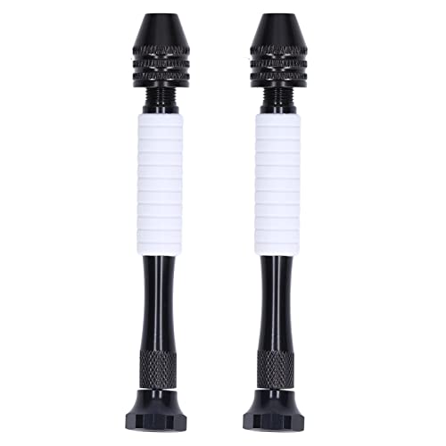 2Pcs Hand Twist Drill | 0.3-3.2mm Adjustable Pin Vise | Manual Drill Bit Chuck for DIY/Jewelry/Prototypes | Secure Grip 2Pcs Hand Twist Drill | 0.3-3.2mm Adjustable Pin Vise | Manual Drill Bit Chuck for DIY/Jewelry/Prototypes | Secure Grip von Reliant Jazzy