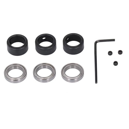 3 Set Carbide Router Bit Bearing | 1/4 Inch ID 1/2 Inch OD | Replacement Bearings for Woodworking Trimming/Slotting | Milling Cutter Bearings with Hex Wrench & Screws 3 Set Carbide Router Bit Bearing | 1/4 Inch ID 1/2 Inch OD | Replacement Bearings for Woodworking Trimming/Slotting | Milling Cutter Bearings with Hex Wrench & Screws von Reliant Jazzy