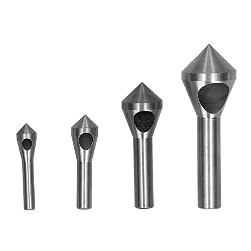 4Pcs Countersink Deburring Drill Bit Set | 4241 High Speed Steel Chamfering Tool | Quick Burr Removal for Carbon Steel/PVC Plates | 2-20mm Hole Size Range | 4 Sizes Included 4Pcs Countersink Deburring Drill Bit Set | 4241 High Speed Steel Chamfering Tool | Quick Burr Removal for Carbon Steel/PVC Plates | 2-20mm Hole Size Range | 4 Sizes Included von Reliant Jazzy