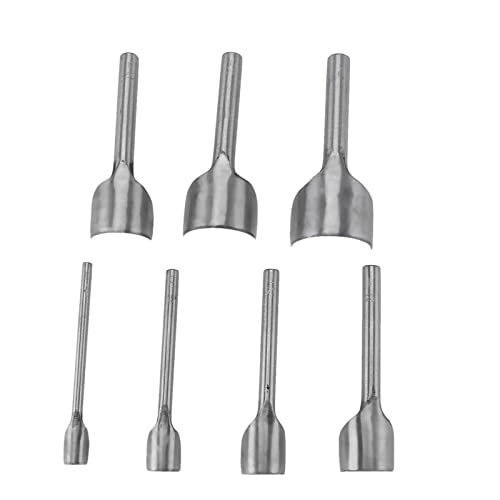 7 - Piece Half Round Leather Punch Set | 10-40mm DIY Craft Tools for Belts/Wallets/Watchbands | Sturdy High - grade Steel Cutter with Size Markings | Home Leather Sewing Kit 7 - Piece Half Round Leather Punch Set | 10-40mm DIY Craft Tools for Belts/Wallets/Watchbands | Sturdy High - grade Steel Cutter with Size Markings | Home Leather Sewing Kit von Reliant Jazzy