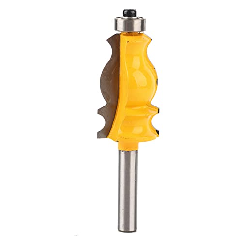 8mm Shank Fishtail Router Bit | Carbide Holzbearbeitungsschneider für Handläufe / Finishing | Hoch - Geschwindigkeitsfräsen für Hartholz & Verbundholz | 1,6 -Zoll -Schnittlänge, von Reliant Jazzy