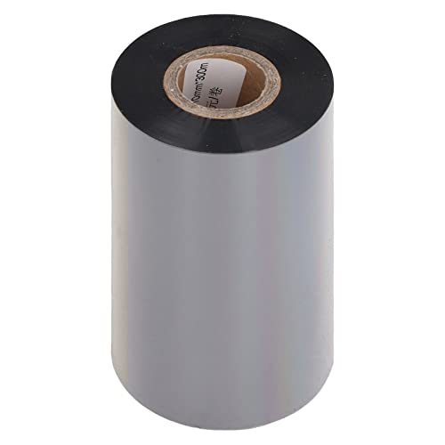 Black Thermal Transfer Ribbon | Antistatic Enhanced Composite for Barcode Printing | Adhesive Label Ribbon for PET/PVC/Synthetic Paper | 300m Length, 110mm Width Black Thermal Transfer Ribbon | Antistatic Enhanced Composite for Barcode Printing | Adhesive Label Ribbon for PET/PVC/Synthetic Paper | 300m Length, 110mm Width von Reliant Jazzy
