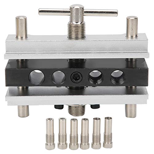 Centering Doweling Jig | Woodworking Straight Hole Drilling Positioner & Locator | Alloy Steel Hand Tool for Butt/Miter/Side Joints | Imperial & Metric System von Reliant Jazzy