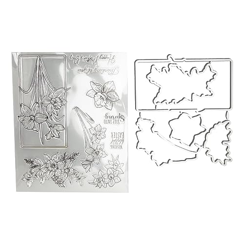 Clear Stampers for Scrapbooking | DIY TPR Stampers with Vivid Patterns | Transparent Stampers for Cards/Invitations/Envelopes | Easy to Use & Reusable (T1989-TC) von Reliant Jazzy