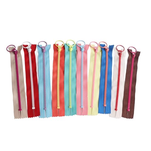 Colorful DIY Fasteners 10pcs | 30cm Close End Handcraft Fasteners for Bags/Clothing/Crafts | Sturdy Synthetic & Cloth Material, Smooth Glide Colorful DIY Fasteners 10pcs | 30cm Close End Handcraft Fasteners for Bags/Clothing/Crafts | Sturdy Synthetic & Cloth Material, Smooth Glide von Reliant Jazzy