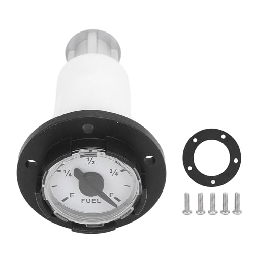 Gasmesskappe | Konsistente 5% Kraftstoffmesser mit Float | Temperaturtolerant - 40 ℃ bis 85 ℃ | Schloss Design für Yachten/Autos/LKWs/ATVs | Standard -5 -Loch -Installation (100mm) von Reliant Jazzy