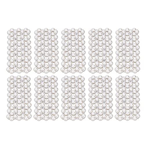Reliant Jazzy 10PCS Pearl Strap Polishing Kit | Fine Color Decorative Bead Chain for DIY Jewelry/Shoe/Bag | ABS Synthetic & Metal Clasp, Sturdy & Shiny (XKcftzz) von Reliant Jazzy
