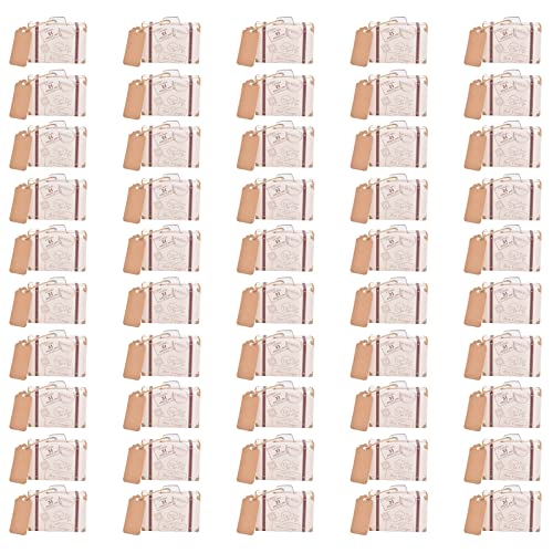 Reliant Jazzy 50 Sets Vintage Koffer Behandlungskästen | Mini Travel - Party Gefälligkeiten für Hochzeiten/Geburtstage/besonderer Anlass | Kraftpapier präsentieren Taschen mit Tags & Griffen Reliant Jazzy 50 Sets Vintage Koffer Behandlungskästen | Mini Travel - Party Gefälligkeiten für Hochzeiten/Geburtstage/besonderer Anlass | Kraftpapier präsentieren Taschen mit Tags & Griffen von Reliant Jazzy