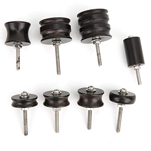 Sandalwood Leather Polishing Tools 8Pcs | DIY Leather Craft Burnisher | Electric Polished Rod for Leatherworking/Shoemaking | Black Wooden Handle Sandalwood Leather Polishing Tools 8Pcs | DIY Leather Craft Burnisher | Electric Polished Rod for Leatherworking/Shoemaking | Black Wooden Handle von Reliant Jazzy
