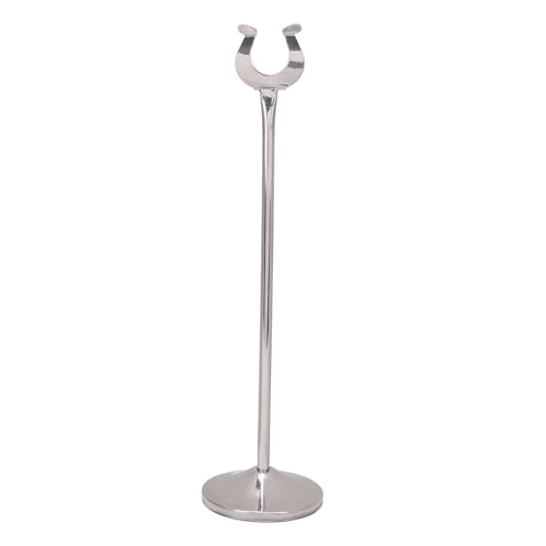 Stainless Steel Place Card Holder | Table Number/Photo Sign Holder for Weddings/Office | Secure Base with Firm Clamp | Multi - Use for Business Cards/Memos/Notes (U Shape) von Reliant Jazzy