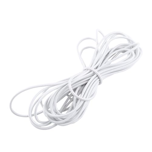 Starkes elastisches Bungee -Seil | Schockkabelbiege für DIY -Handwerk/Schmuckherstellung/Campingausrüstung | Resilient Latexkern mit Polypropylenfaser | 4 Optionen (5mm 10M) von Reliant Jazzy