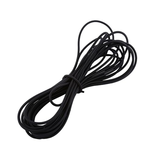 Starkes elastisches Bungee -Seil | Schockkabelbiege für DIY -Handwerk/Schmuckherstellung/Campingausrüstung | Resilient Latexkern mit Polypropylenfaser | 4 Optionen (5mm 10M) von Reliant Jazzy