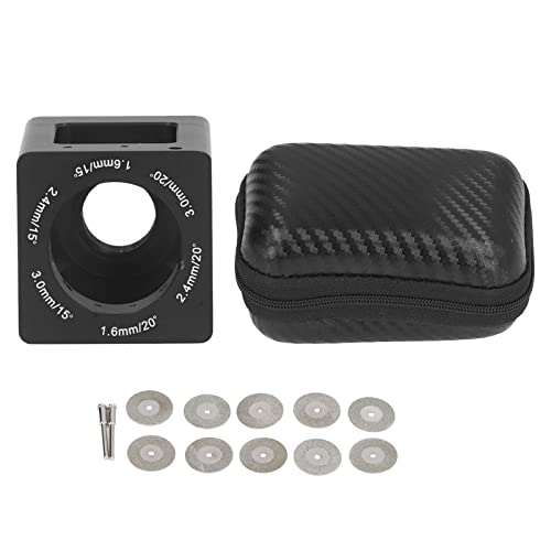 Tungsten Sharpener with High - Quality Grinding Wheel | 12 - Size Angle Holes for TIG Welding Electrodes | Portable Aluminum Grinder with Storage Box/Replacement Wheels Tungsten Sharpener with High - Quality Grinding Wheel | 12 - Size Angle Holes for TIG Welding Electrodes | Portable Aluminum Grinder with Storage Box/Replacement Wheels von Reliant Jazzy