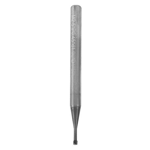 Tungsten Steel Milling Cutter | 3 - Tooth 60° CNC Cutting Bit for Thread Carving | M2.5x0.45xD4x50 | High Hardness & Abrasion Protection | Accurately Ground for Smooth Finish Tungsten Steel Milling Cutter | 3 - Tooth 60° CNC Cutting Bit for Thread Carving | M2.5x0.45xD4x50 | High Hardness & Abrasion Protection | Accurately Ground for Smooth Finish von Reliant Jazzy